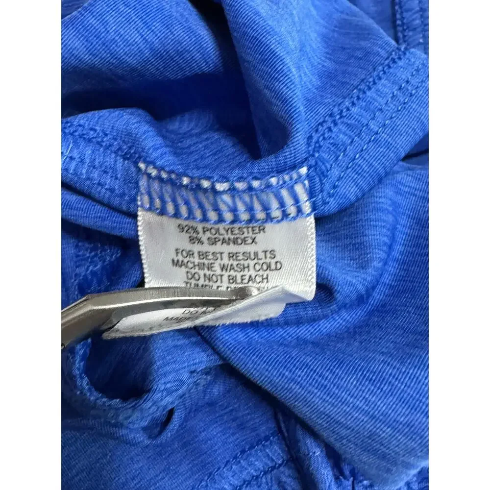 Peter Millar Men's Large Blue Print Performance Boxer Shorts NWOT